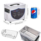 3.2L Commercial Ultrasonic Cleaner Industry Heated w/Timer Jewelry Ring Glasses