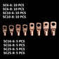 140PCS Copper Wire Lugs & Heat Shrink Tubing Kit — Battery Cable Ends, Terminal Connectors Assortment, UL Approved, Corrosion-Resistant, High Conductivity