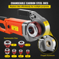 Electric Pipe Threader Machine 1/2”–2” with 6 Dies & Storage Case – 2300W Portable Threading Tool