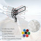 500+ Miles Outdoor TV Antenna Motorized Amplified HD TV 4k VHF/UHF 360°