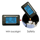 AC Power Meter with LCD Display & Current Transformer – 110V-250V, 100A, Overload Alarm & Energy Monitoring