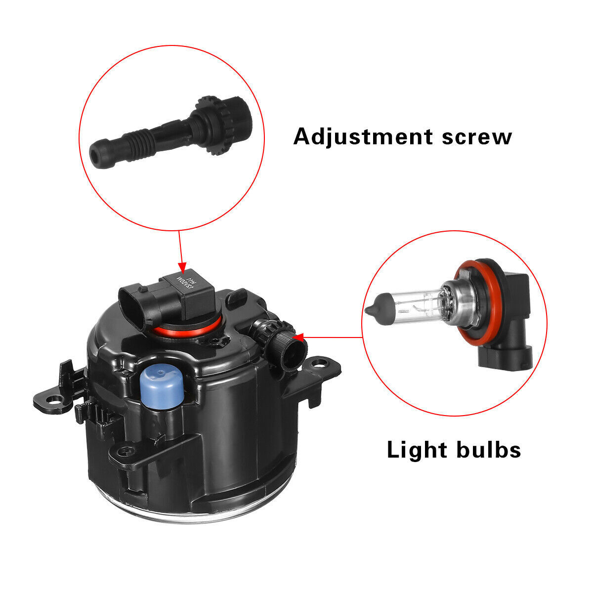 2pcs/Pack Fog Car Light Driving Lamp H11 Bulbs 55W