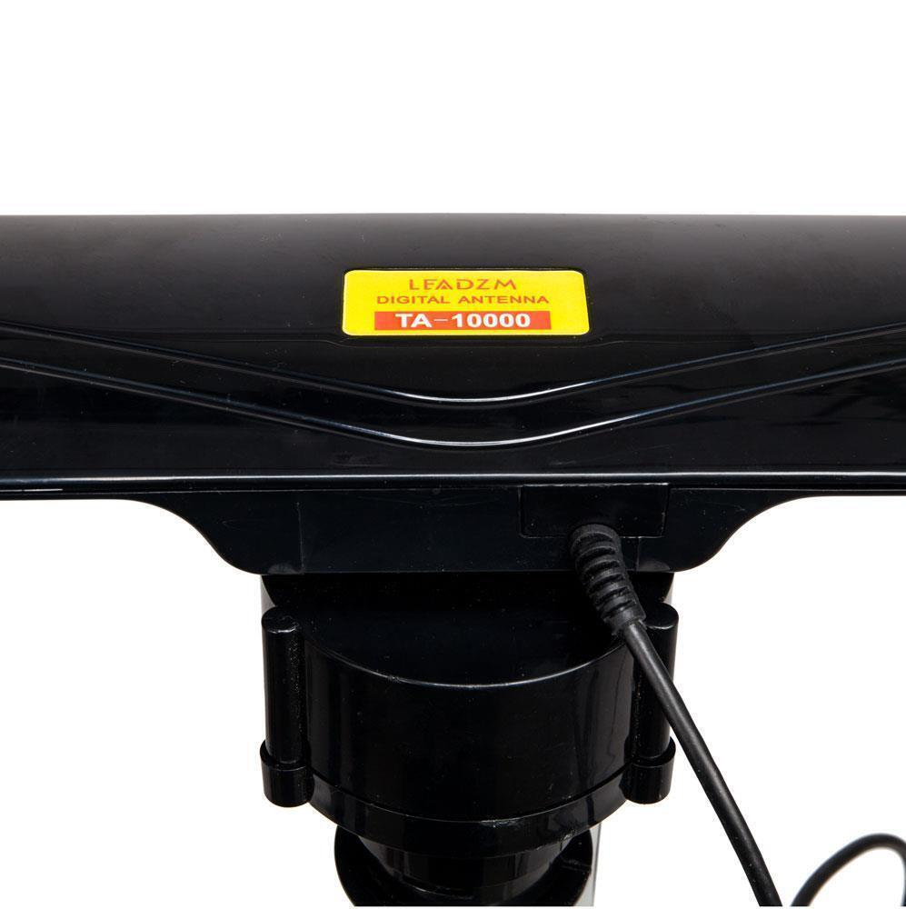 Outdoor 300+ Miles Waterproof Amplified Antenna HD TV 23dB Rotor 350° UHF/VHF/FM