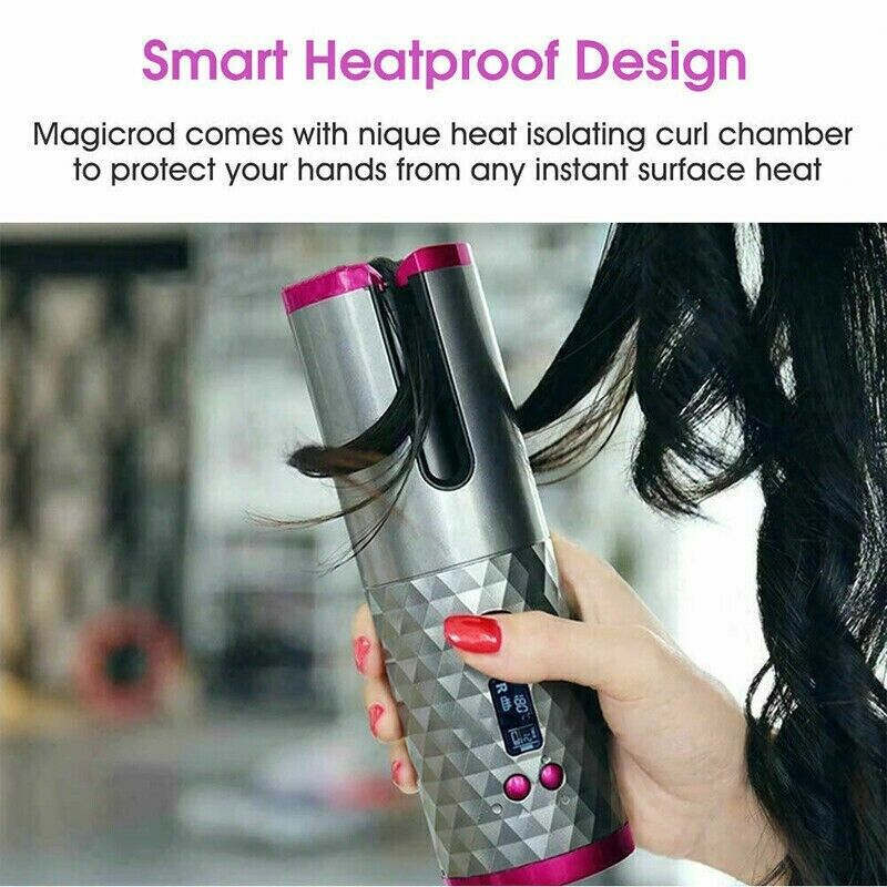 Portable Hair Curler Ceramic Wireless
