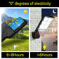 600W LED Solar Flood Light Motion Sensor Security Outdoor Wall Street Lamp