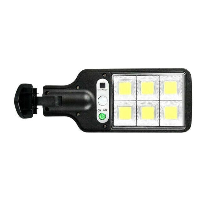 600W LED Solar Flood Light Motion Sensor Security Outdoor Wall Street Lamp