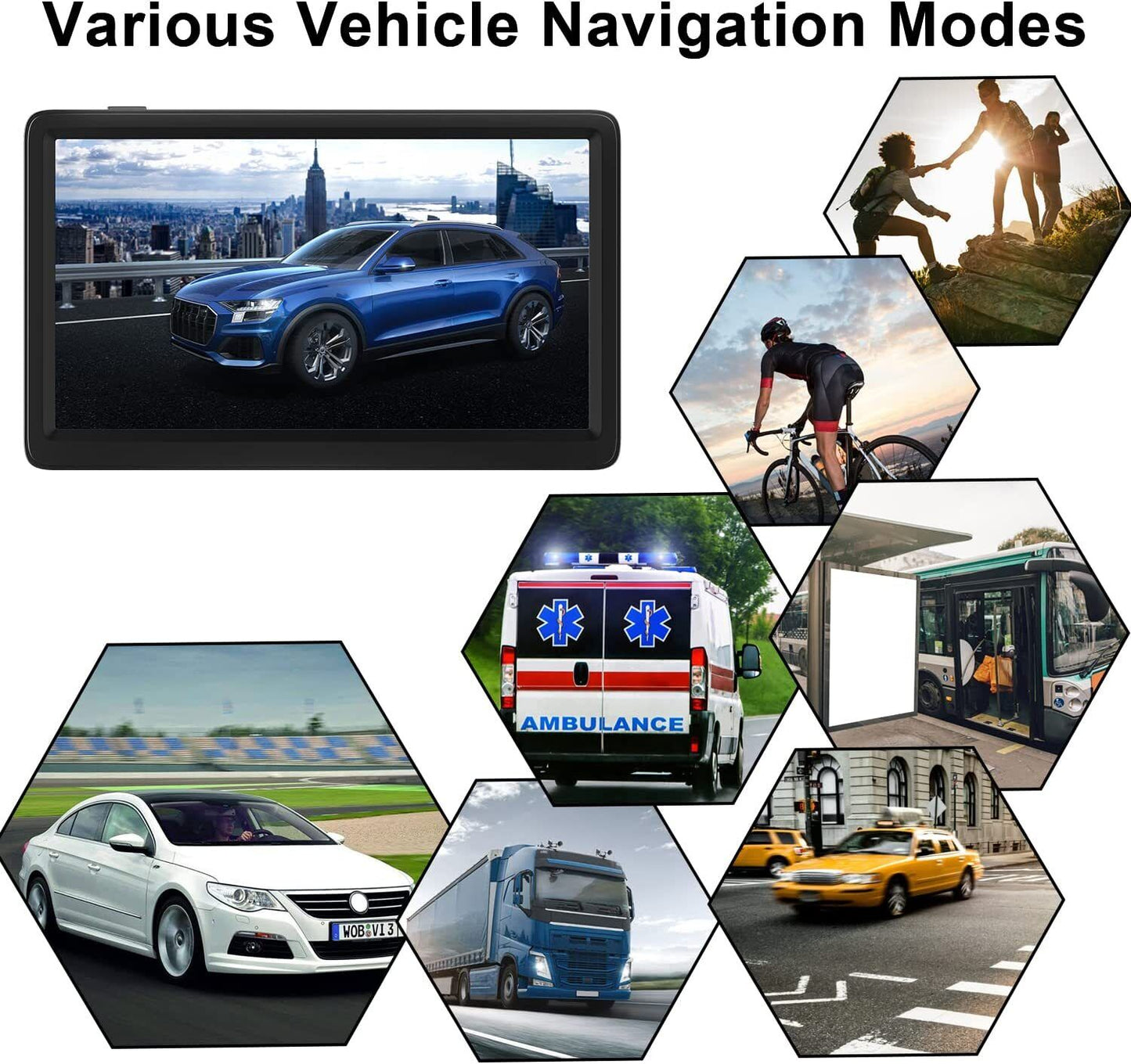 GPS Navigation System for Cars/Trucks USA / Mexico / Canada