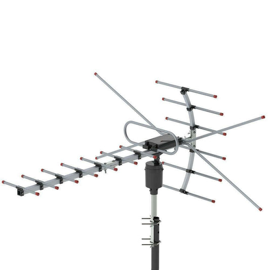 990 Miles uhd 4k outdoor Amplified Digital TV Antenna Long Range VHF UHF