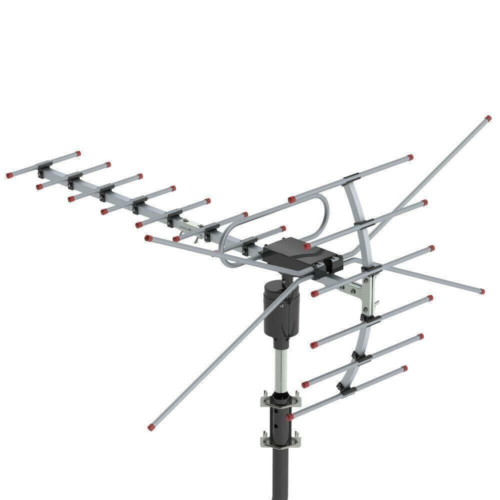 990 Miles uhd 4k outdoor Amplified Digital TV Antenna Long Range VHF UHF