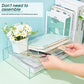 Acrylic Desk Organizers and Accessories Tier Paper File Organizer Tray Stackable