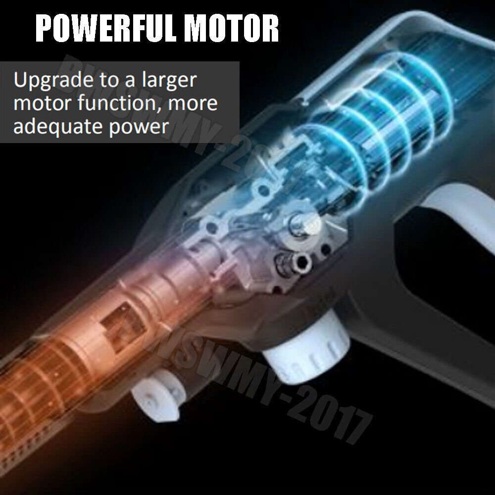 Battery Portable Cordless Car High Pressure Washer Jet Water Wash Cleaner Gun