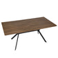 CARSTY Large Dining Table 10 Person Morden Meeting Desk Metal Frame Indoor 71"