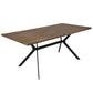CARSTY Large Dining Table 10 Person Morden Meeting Desk Metal Frame Indoor 71"