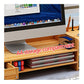 Desk Organizer Home Office Wood Desktop Storage Organizer Computer Holder +Lock