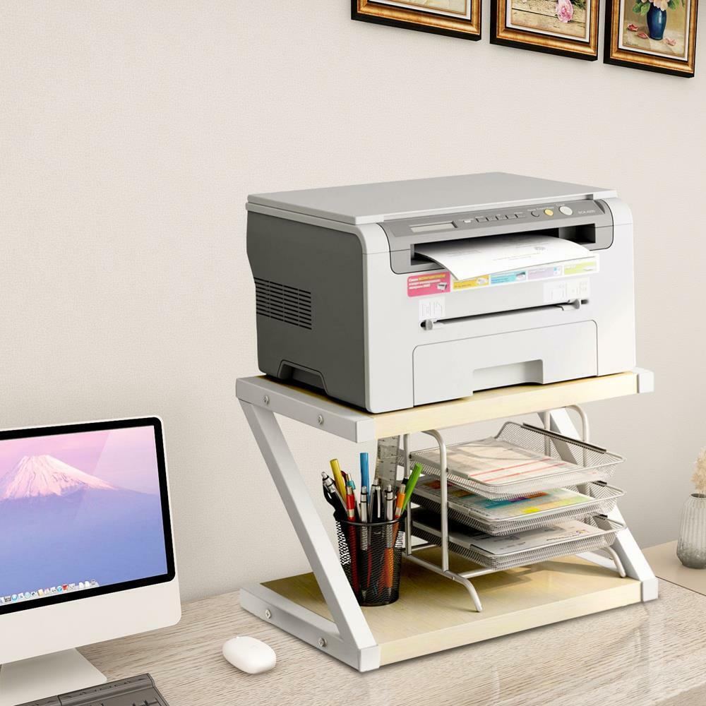 Desktop Shelf Printer Stand Office Home Work Space Organizer School Supplies New