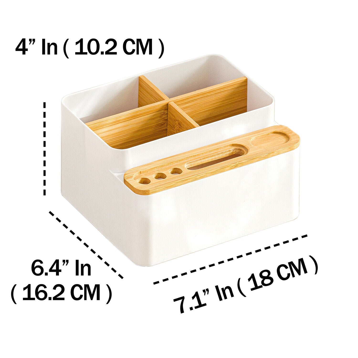 Desktop Storage Organizer Drawer Organizers Remote Control Holder Makeup Caddy