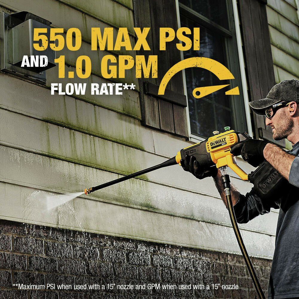 DEWALT DCPW550B 20V MAX 550 PSI Power Cleaner Tool Only New