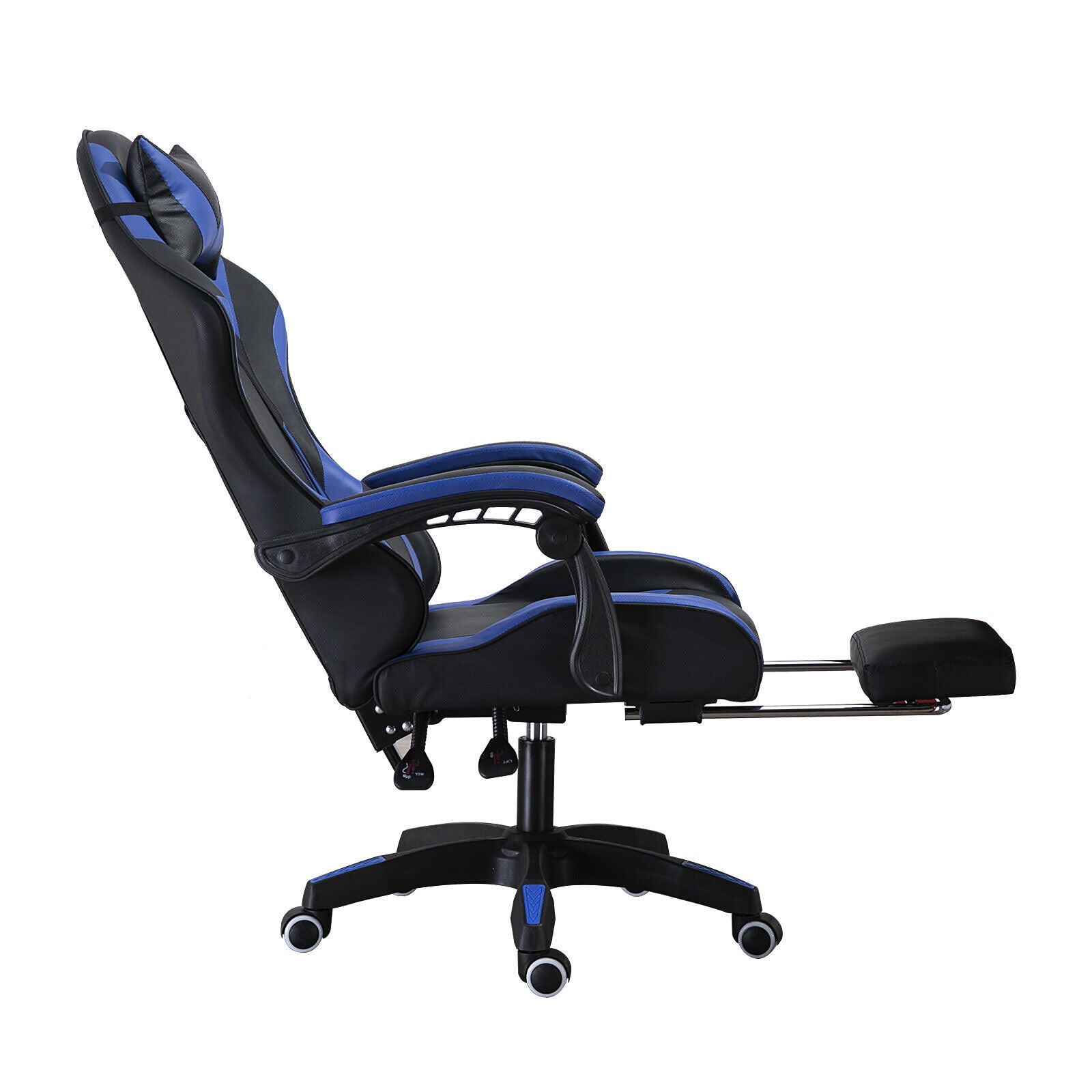 Ergonomic Gaming Chair Computer Racing Recliner Office Swivel Chair w/ Footrest