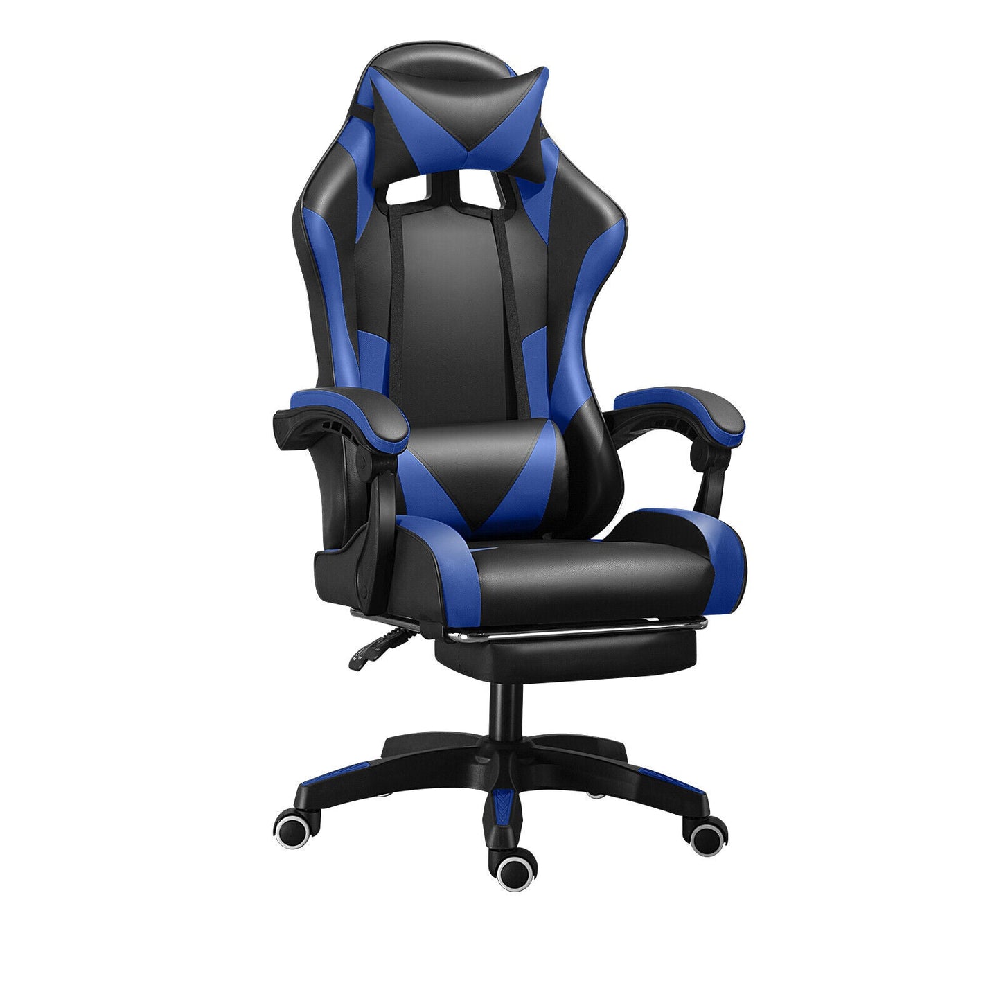 Ergonomic Gaming Chair Computer Racing Recliner Office Swivel Chair w/ Footrest