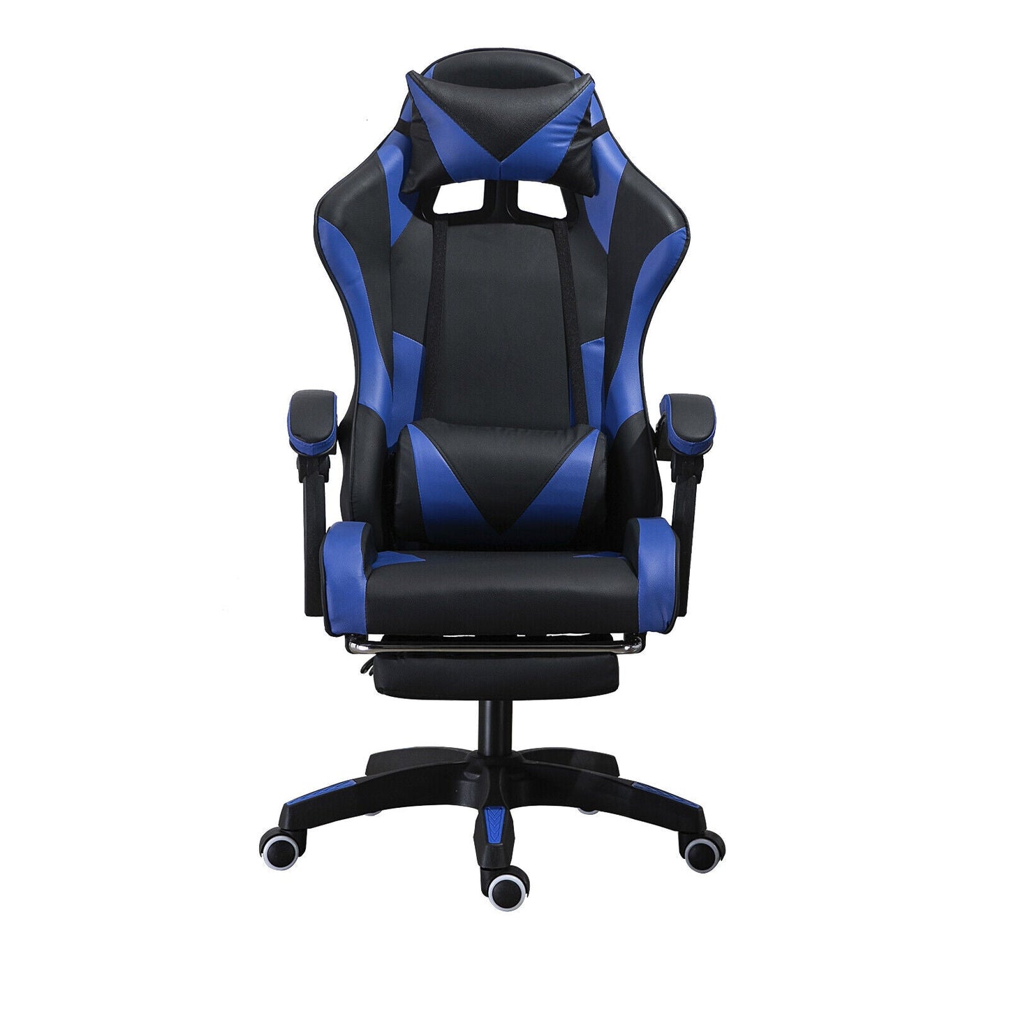 Ergonomic Gaming Chair Computer Racing Recliner Office Swivel Chair w/ Footrest