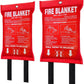 Fire Blankets Fiberglass for Home Office Warehouse Car Camping School