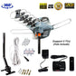 900+ Miles 4k Outdoor Amplified Digital Antenna WITH 360 Rotor HD TV UHF VHF FM
