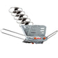 900+ Miles 4k Outdoor Amplified Digital Antenna WITH 360 Rotor HD TV UHF VHF FM