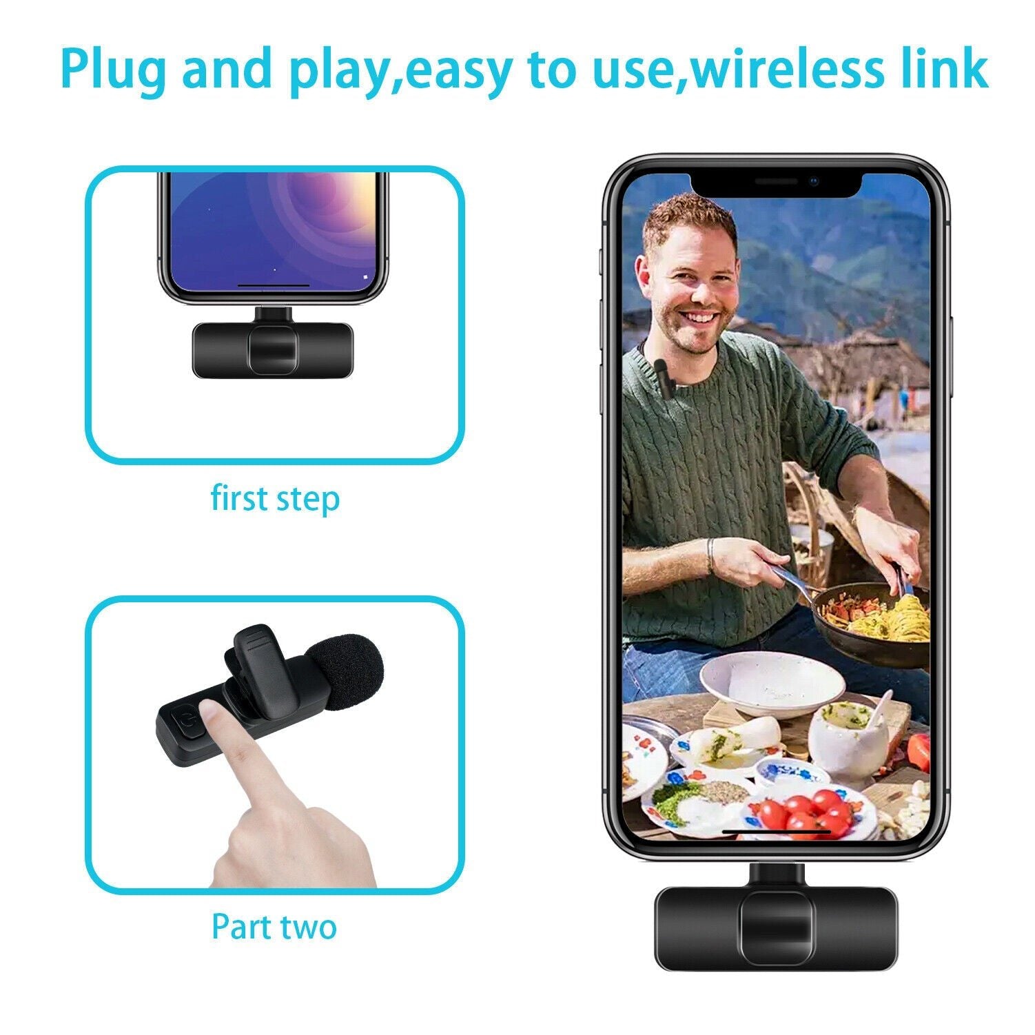 ASMR Professional Microphone for Android and IOS Smart Phones