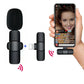 Mini Microphone Wireless Audio Video Recording with Phone Charging