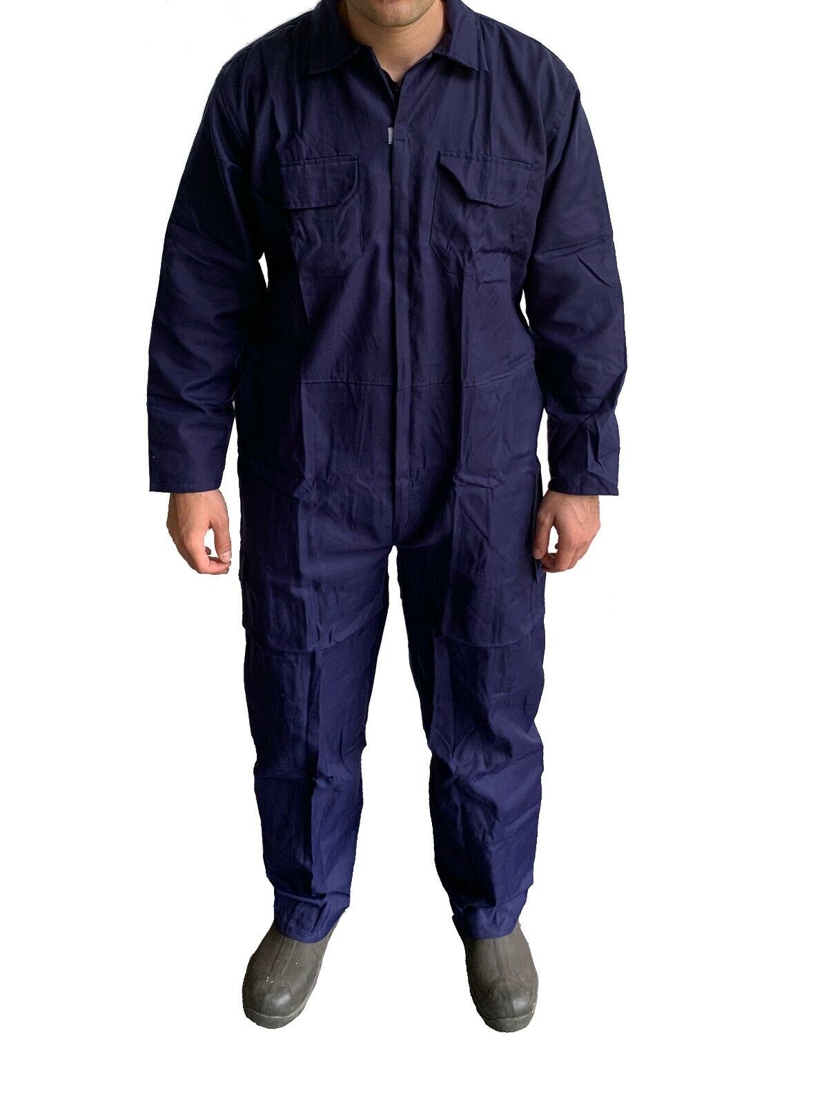 Mens Work Overalls Coveralls Navy Boilersuit Warehouse Students workerwear suit