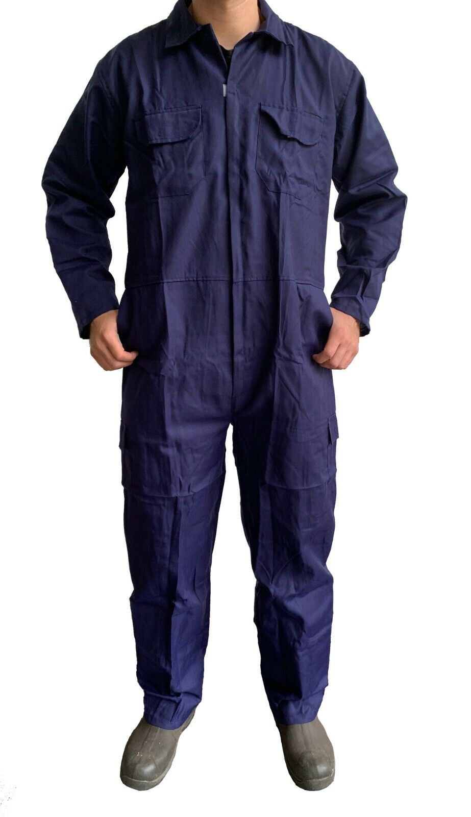 Mens Work Overalls Coveralls Navy Boilersuit Warehouse Students workerwear suit