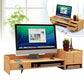 NEW Office Wood Desk Organizers w/ Lock File Storage Computer Desktop Tray DIY