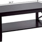 Oxford Coffee Table With Thicker Legs Black Wood Coffee Table With Storage