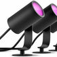 Philips Hue 1746730V7 49W Lily White and Color Outdoor Spot Light Base Kit