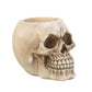 Realistic Human Skull Desk Supplies Pencil Pen Holder Desktop Organizer Gifts