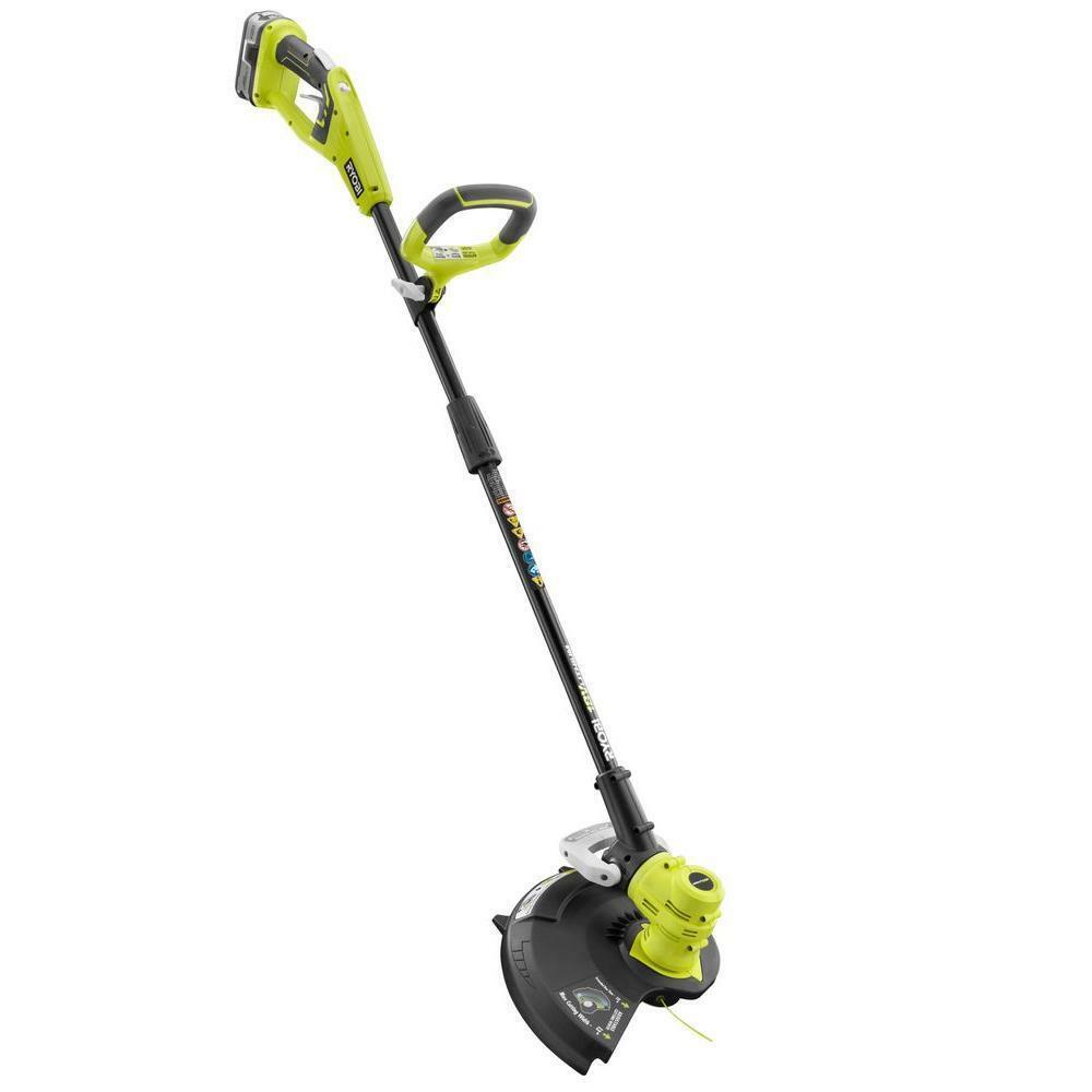 RYOBI 18V ONE+ String Trimmer with 4.0Ah Battery and Charger