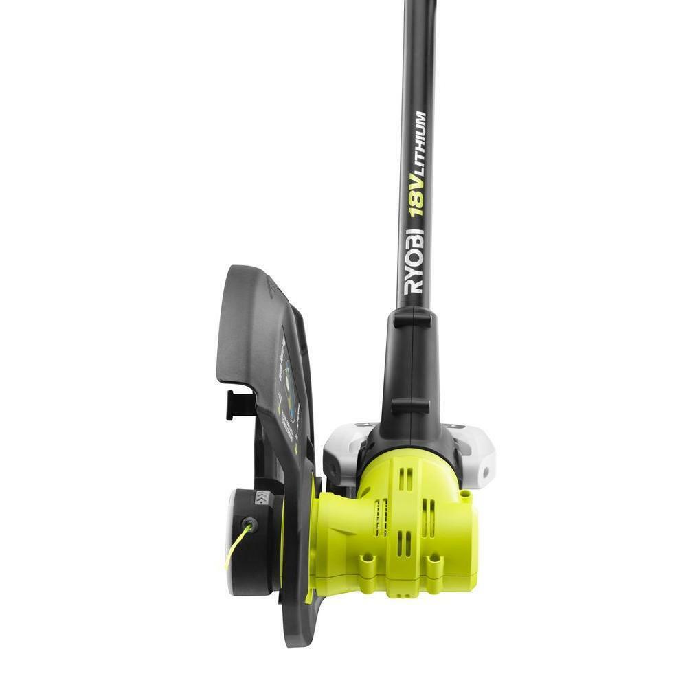 RYOBI 18V ONE+ String Trimmer with 4.0Ah Battery and Charger