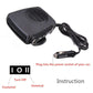 Portable Electric Car Heater Heating Fan Defogger Defroster Demister 12V 200W