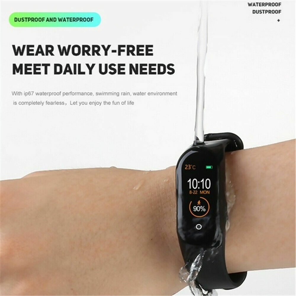 Smartwatch Heart Rate Blood Pressure Monitor Activity Tracker
