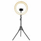 Selfie Ring Light Kit with Stand Dimmable 6000K for Makeup Phone Camera 18" LED SMD