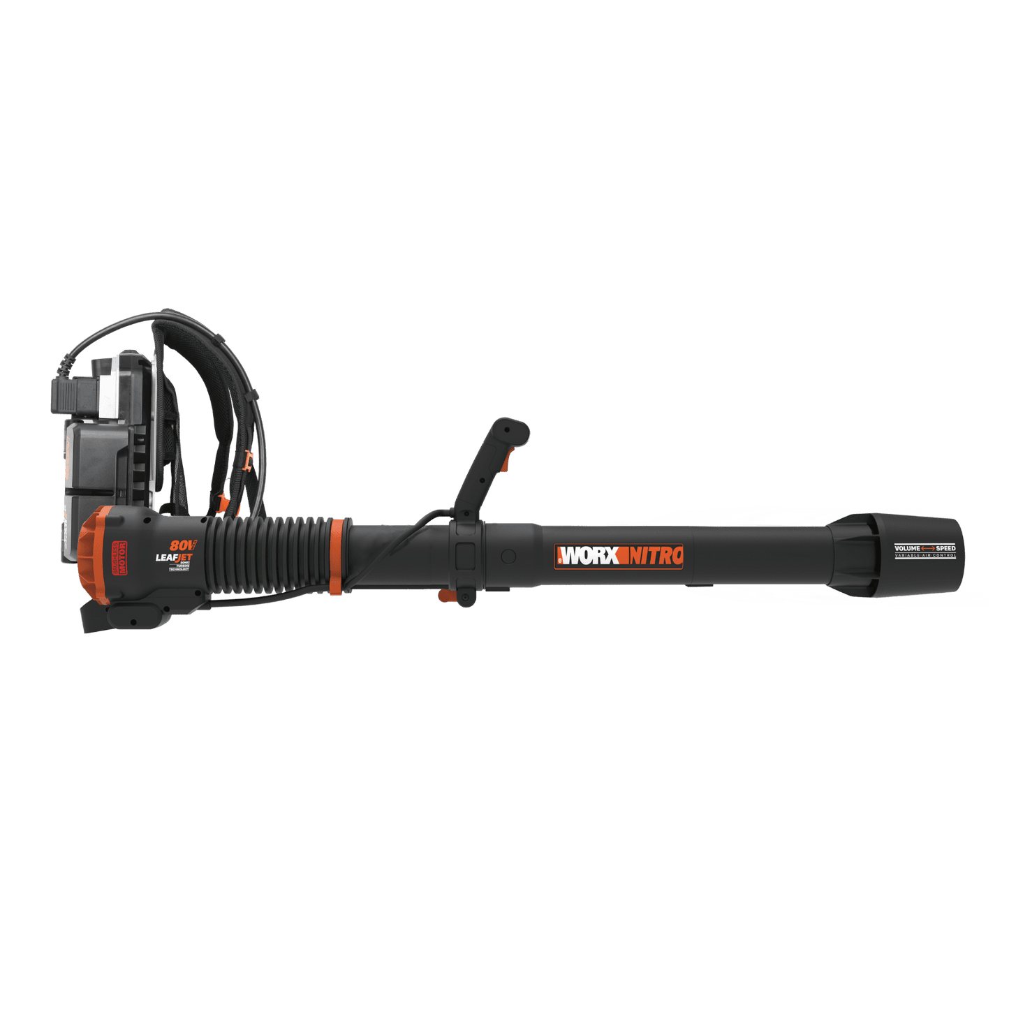 WG572 WORX NITRO 80V Brushless Cordless Backpack Leaf Blower - CR