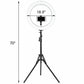 Selfie Ring Light Kit with Stand Dimmable 6000K for Makeup Phone Camera 18" LED SMD