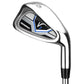 Luxury Golf Iron Set Steel Shafts + Hybrid Graphite , Mens Left Hand