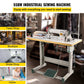 Professional Sewing Machine with Table Servo Motor Stand Industrial 550W Manual