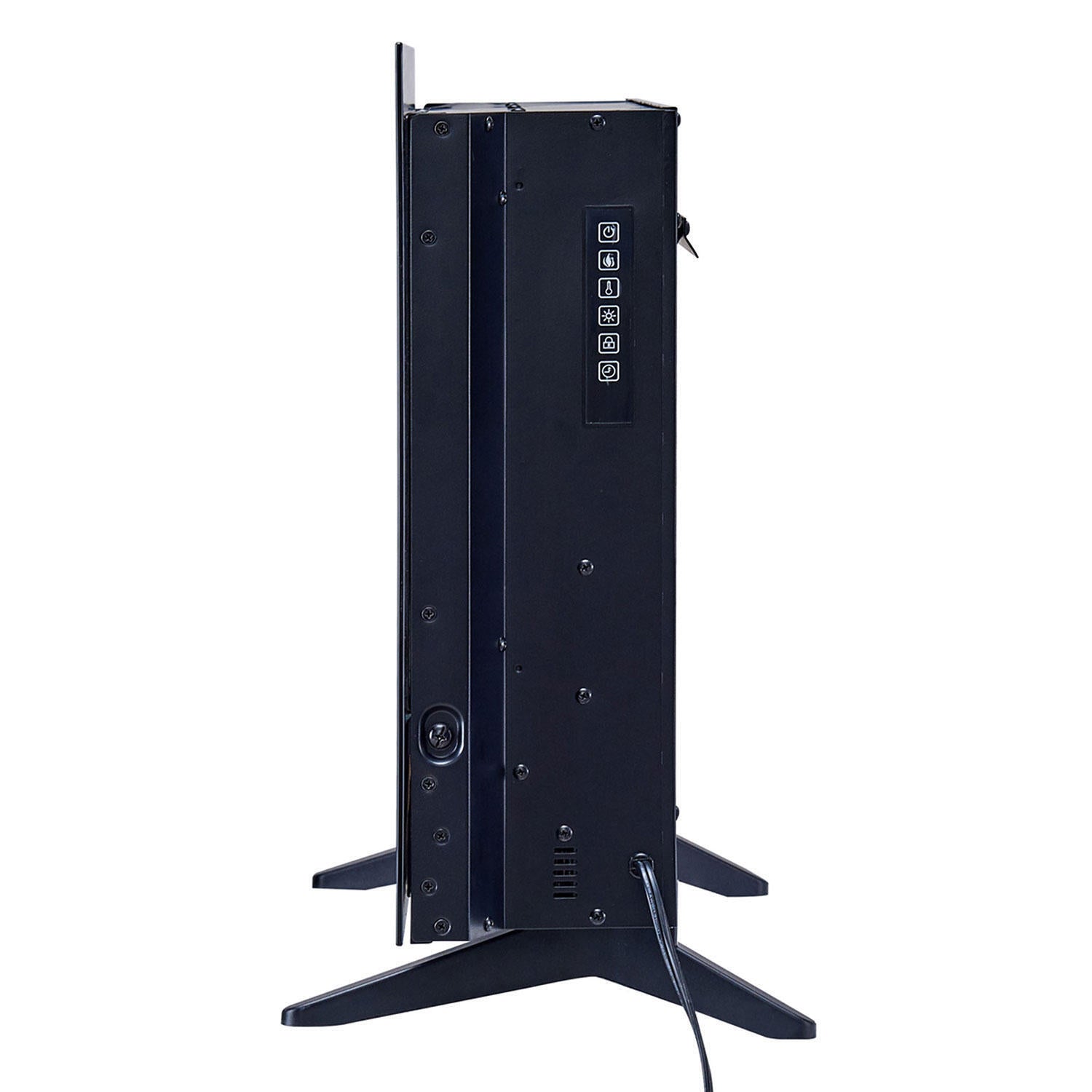 Luxury Wise Electric Fireplace in Jet Black