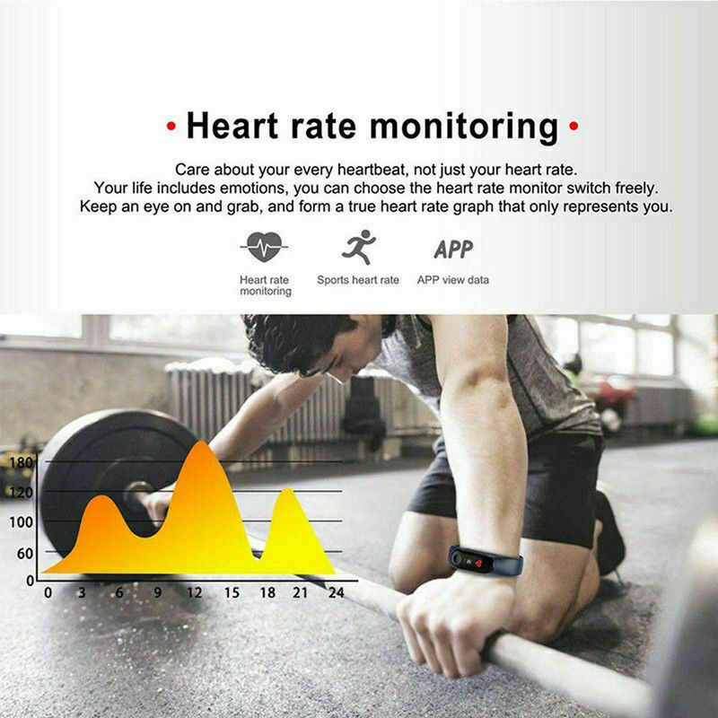 Smartwatch Fit Band Watch with Heart Rate B. Pressure Fitness Tracker