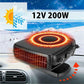 Portable Electric Car Heater Heating Fan Defogger Defroster Demister 12V 200W