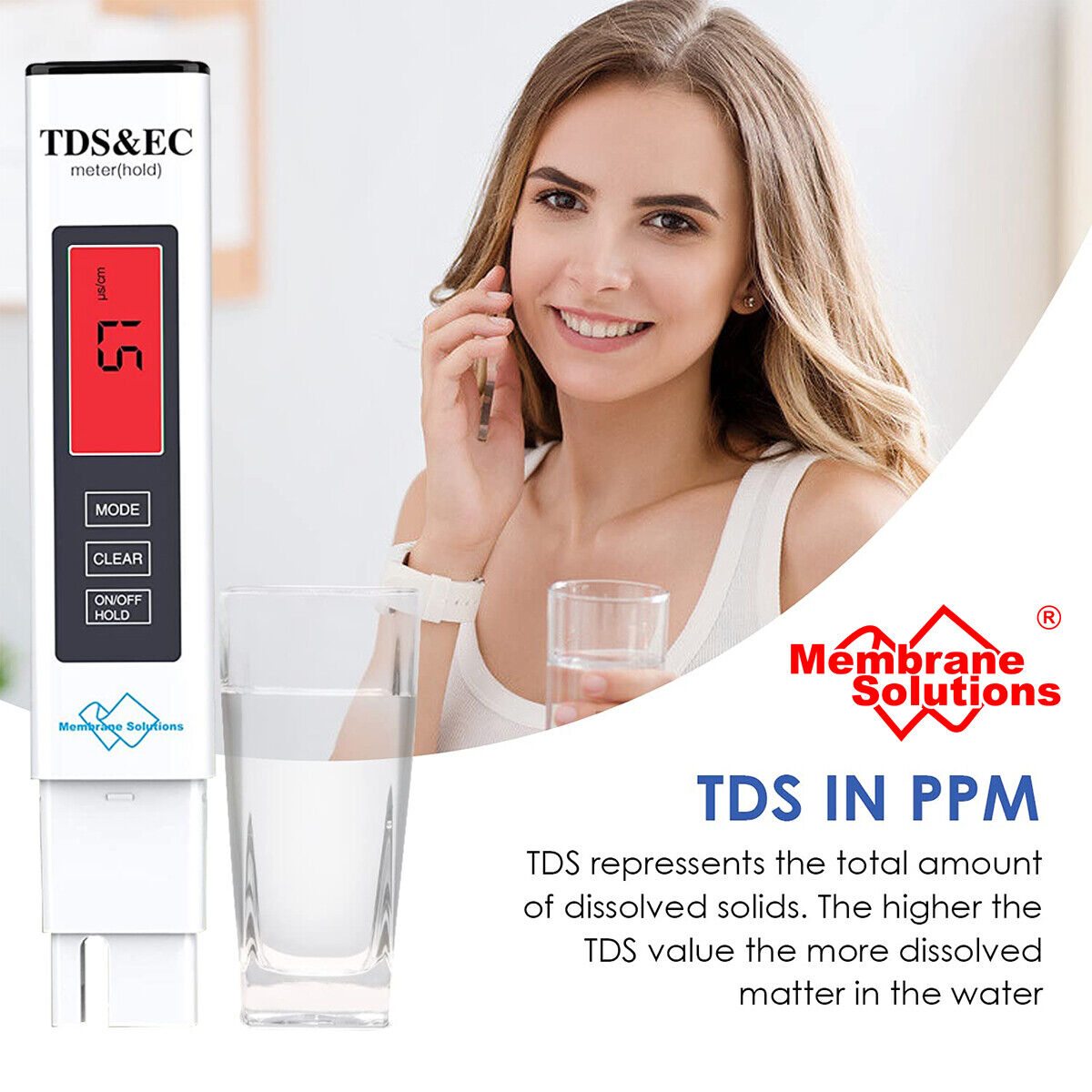Digital Water Tester Quality Purity Test Tester 4in1 TDS PPM