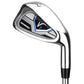 Luxury Golf Iron Set Steel Shafts + Hybrid Graphite , Mens Left Hand