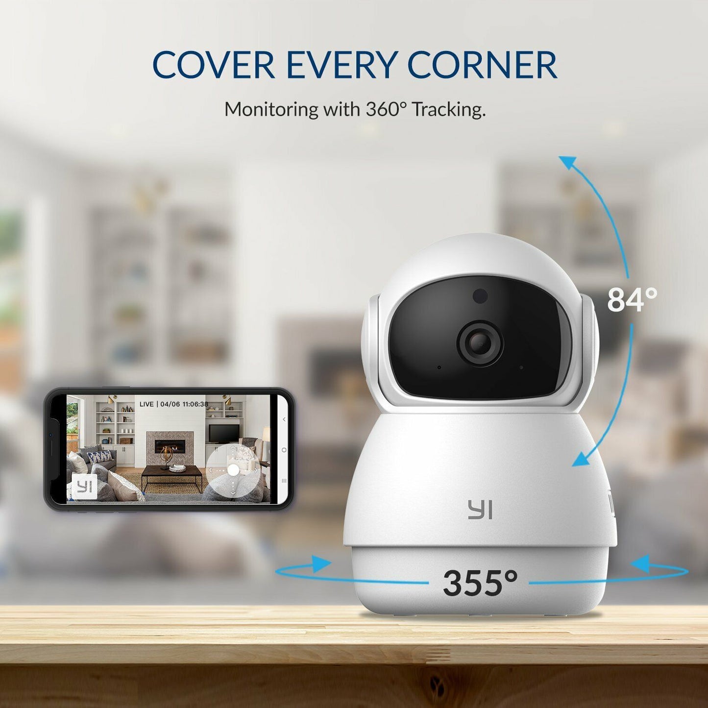 Indoor Wireless Security IP Camera Baby Pet Monitor 1080p Full HD